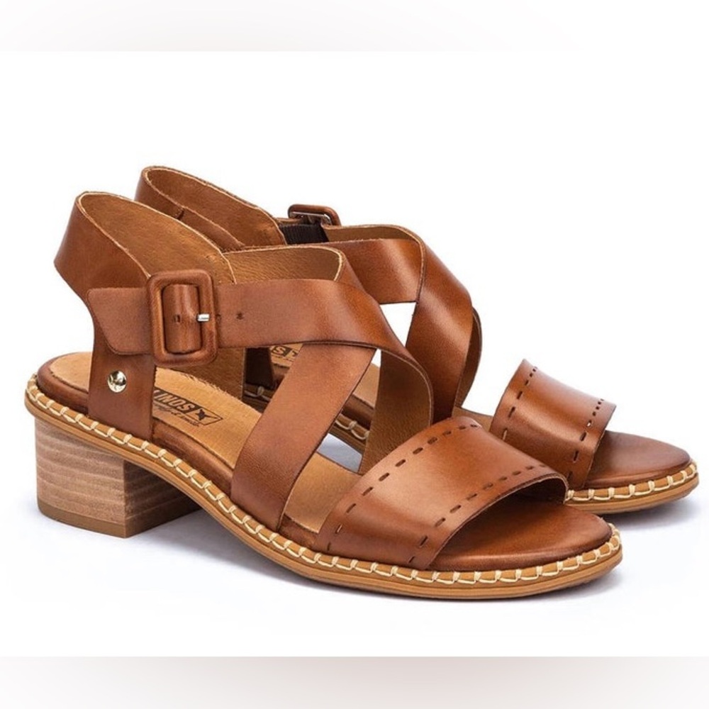 👡 NWT! Pikolinos Calf Leather Strappy Sandals Size 38 EU/7.5 US